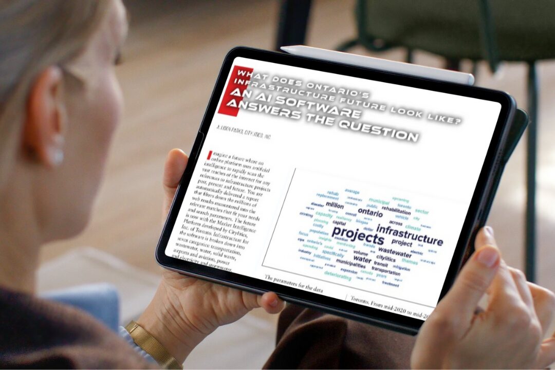 INFLUENTZ - Water environment association of Ontario Publication on Citylitics AI