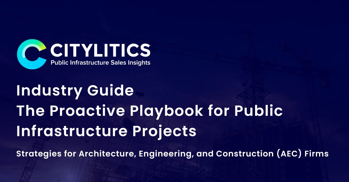 Citylitics- The Proactive Playbook for Public Infrastructure Projects an AECs Guide - Cover