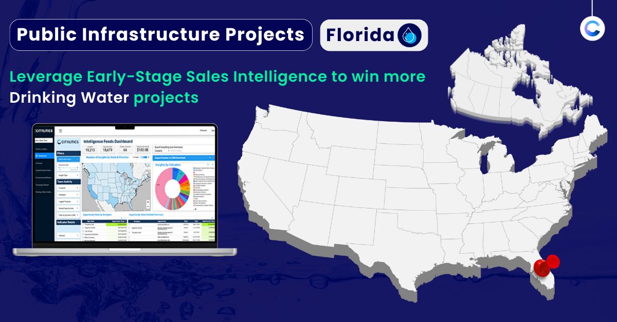 Hero Image for highlighting Citylitics Early-Stage Sales Intelligence for Public Infrastructure,Florida Public Infrastructure