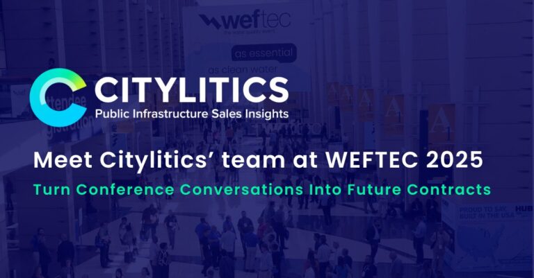 Meet Citylitics team at WEFTEC Conference 2025, Chicago, Illinois